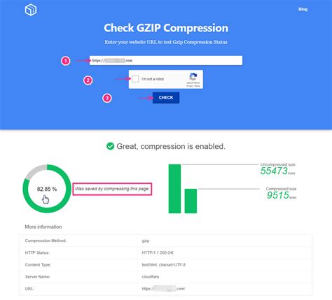 site compression test|how to check gzip compression.